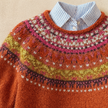 Simona | Women's Vintage Knit Nordic Sweater Pullover
