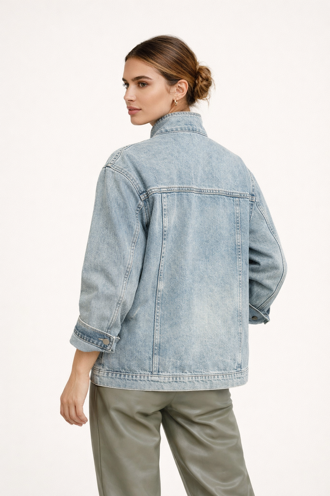 Kylie | Oversized Denim Jean Jacket for Women