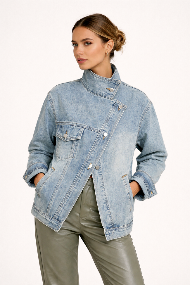 Kylie | Oversized Denim Jean Jacket for Women