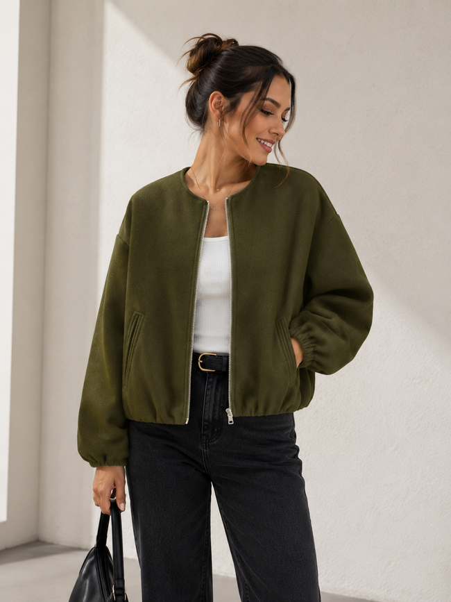Jade | Short Zip-Up Jacket for Women