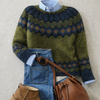 Jessica | Women's Tailored Ribbed Nordic Sweater Pullover