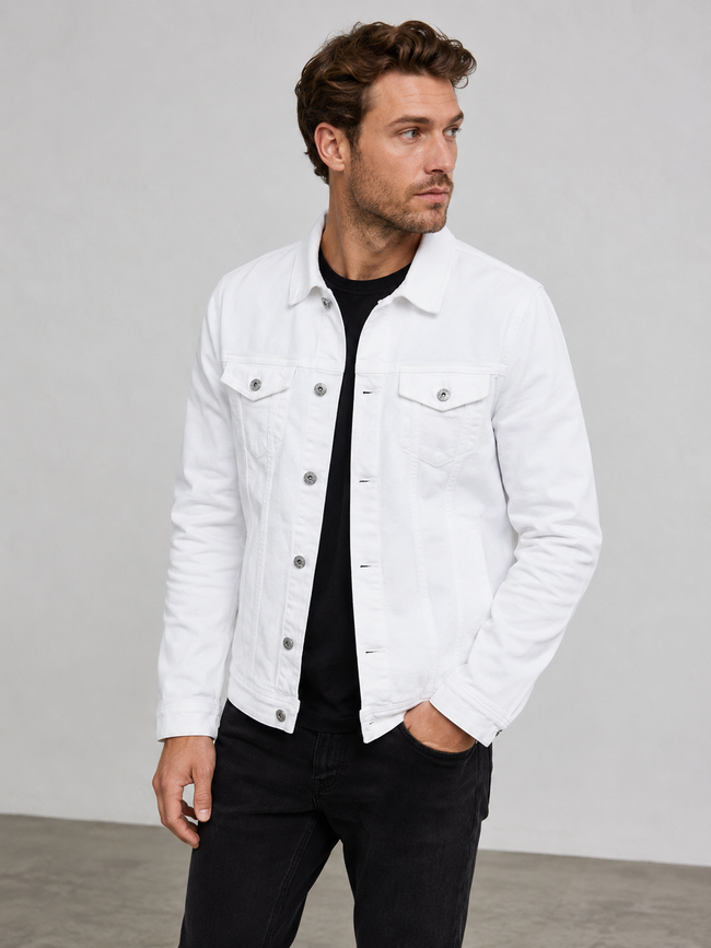 Dominic | Relaxed Denim Jean Jacket for Men