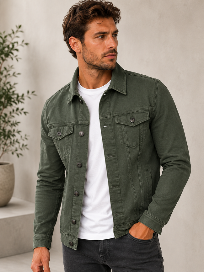Dominic | Relaxed Denim Jean Jacket for Men