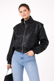 Zip Jacket Women Short High Collar Lightweight