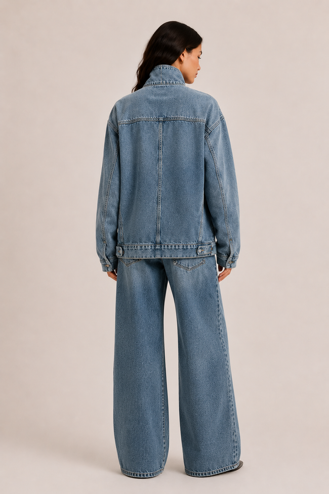 Isabelle | Oversized Denim Jean Jacket for Women