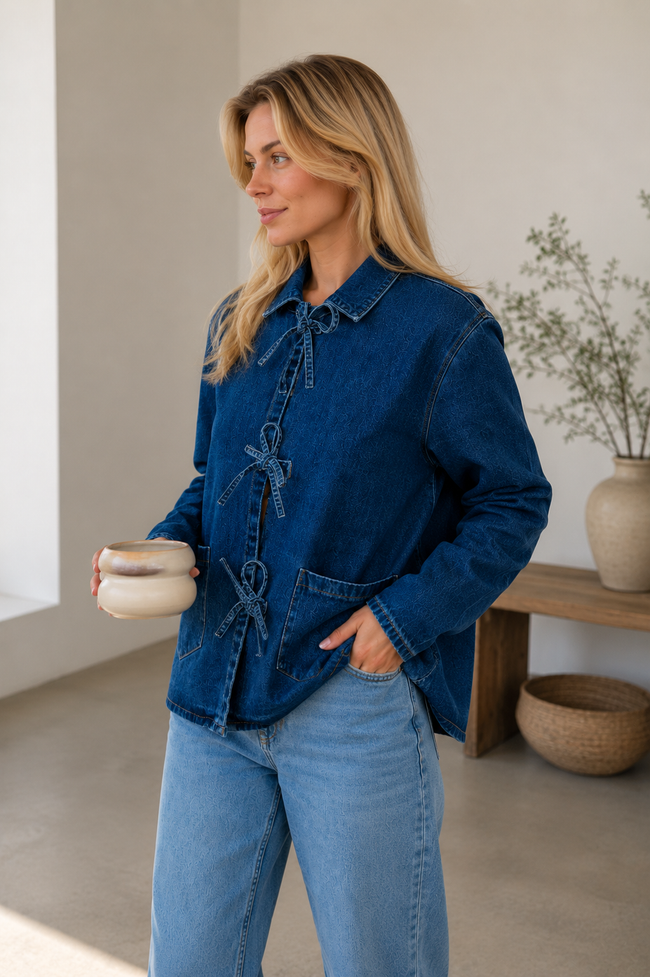 Jane | Relaxed Denim Jean Jacket for Women