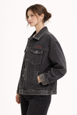 Denim Jacket Women Classic Button Front Relaxed Fit