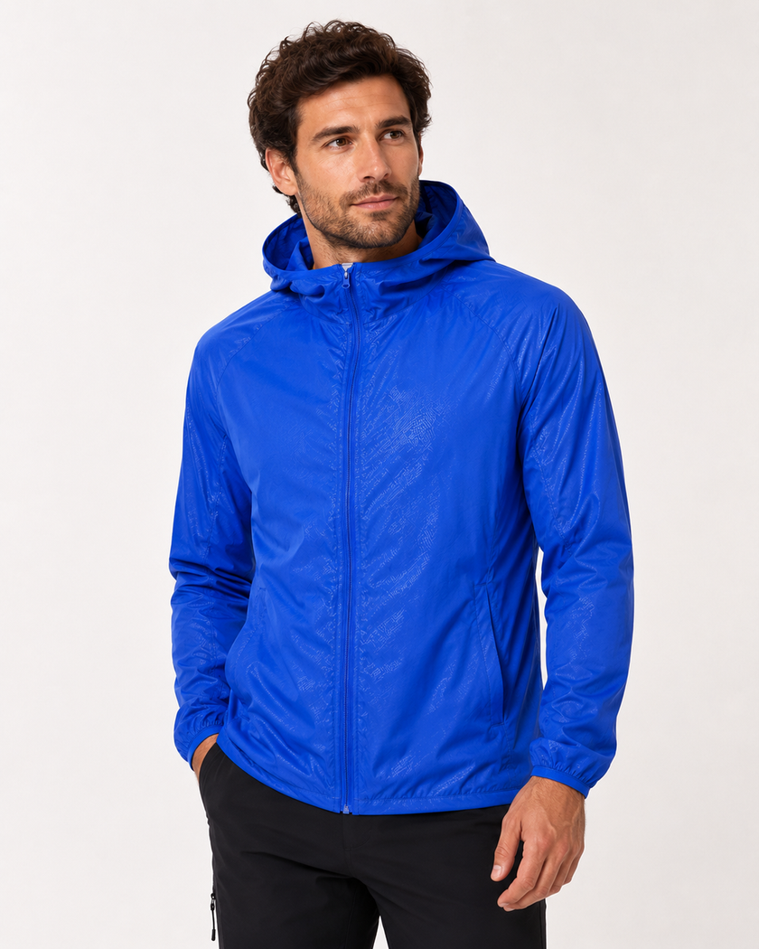 Waterproof Jacket Unisex Lightweight Hooded Packable