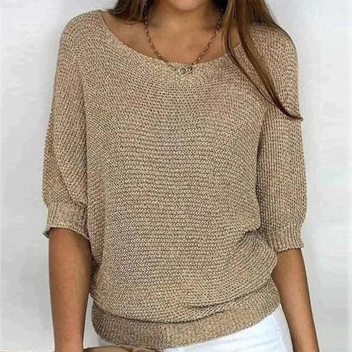 Oversized Knit Sweater Women Relaxed Fit Everyday