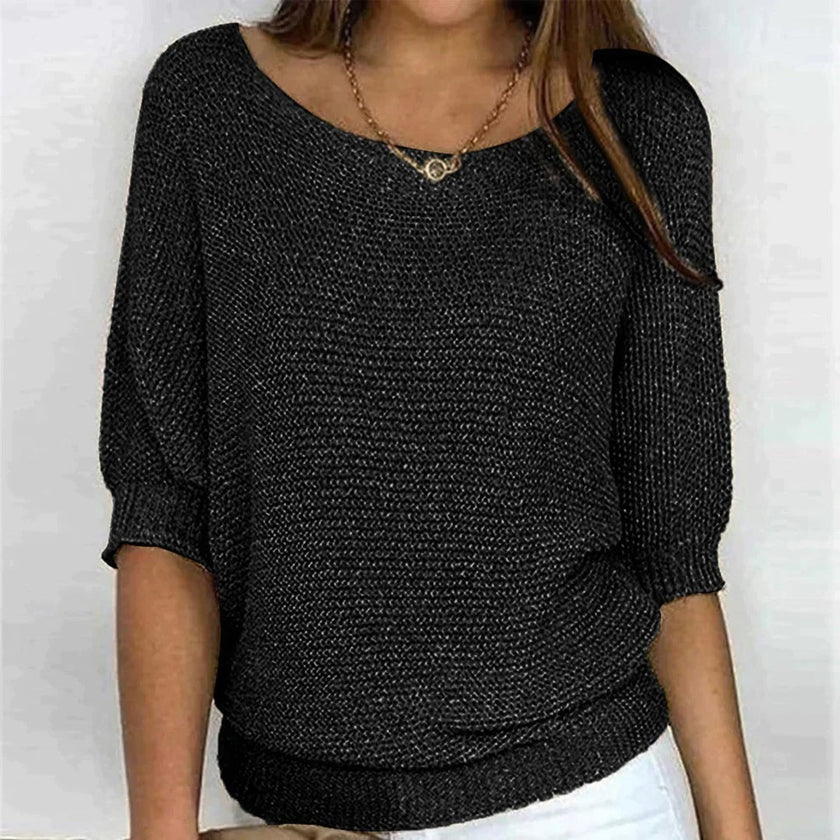 Oversized Knit Sweater Women Relaxed Fit Everyday