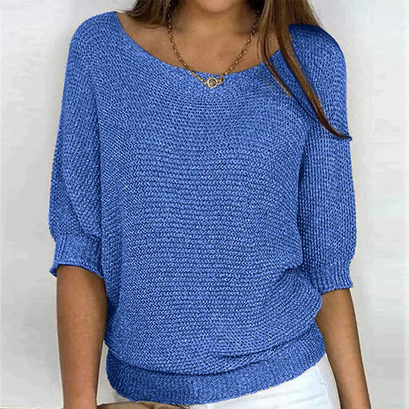 Oversized Knit Sweater Women Relaxed Fit Everyday