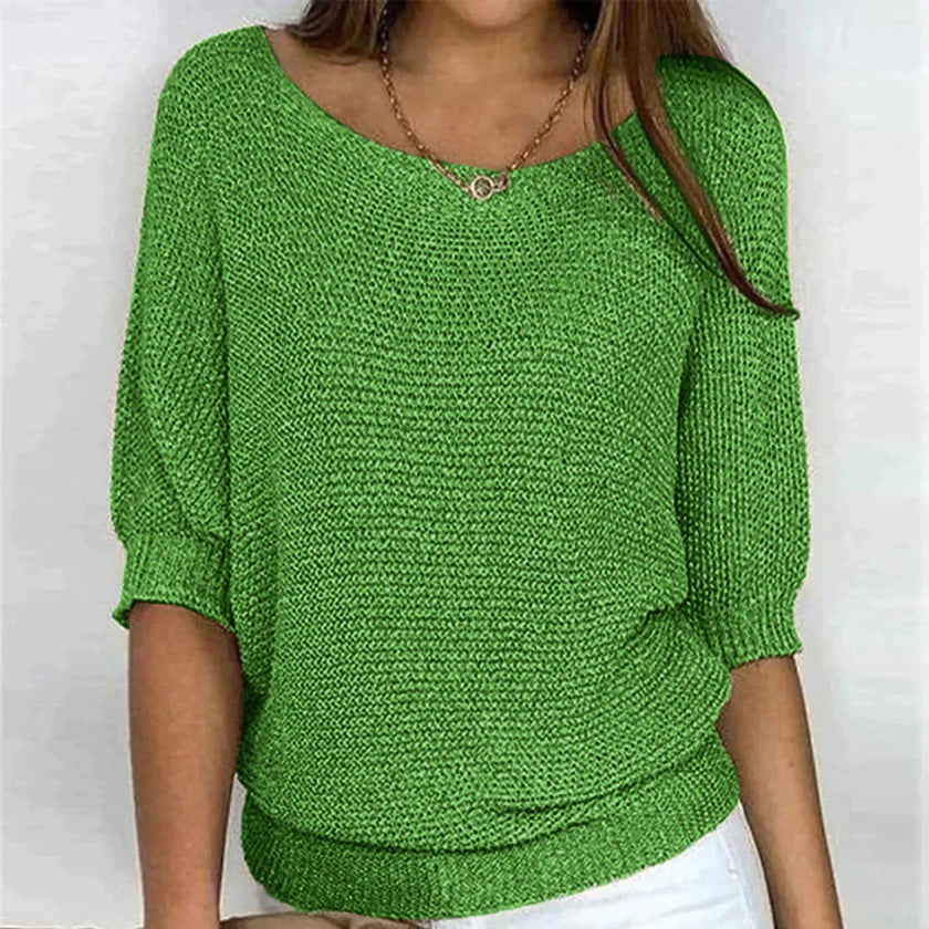 Oversized Knit Sweater Women Relaxed Fit Everyday