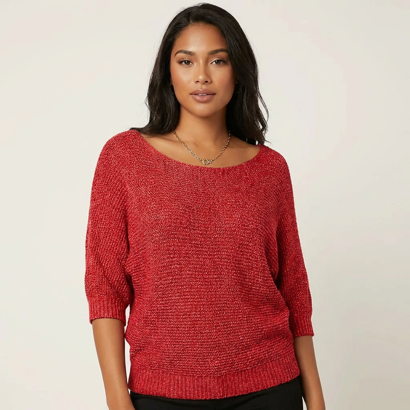 Oversized Knit Sweater Women Relaxed Fit Everyday