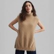 Turtleneck Vest Women Sleeveless High Collar Soft