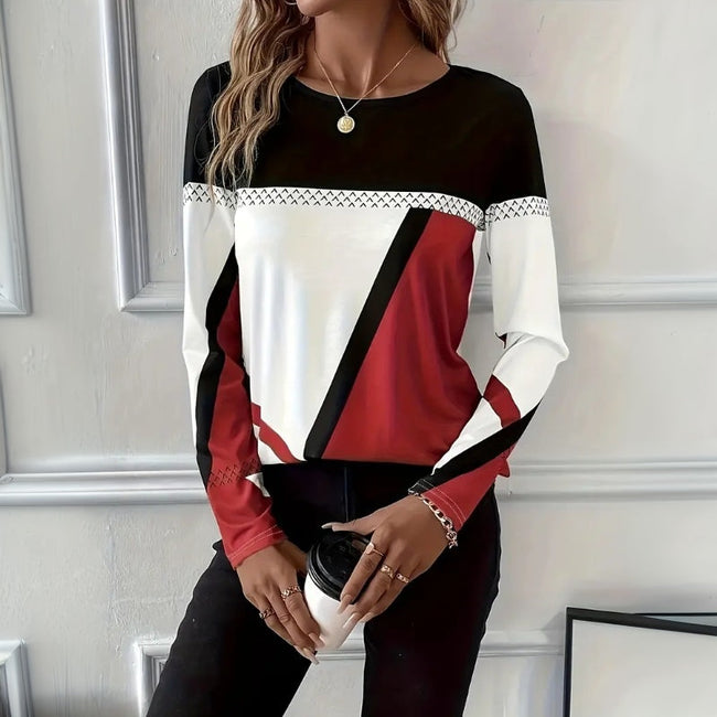 Christina | Women's Versatile Sweater Pullover with Long-Sleeve Cozy Elegant for Layering