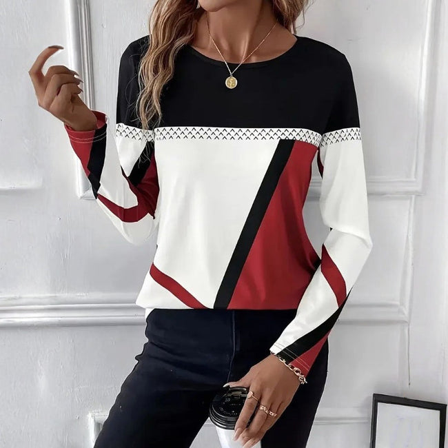 Christina | Women's Versatile Sweater Pullover with Long-Sleeve Cozy Elegant for Layering