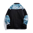 Denim Jacket Women Embroidered Floral Trucker