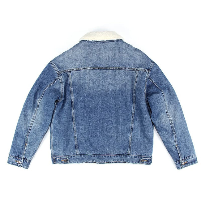 Ellinor | Women's Sherpa Denim Winter Jacket