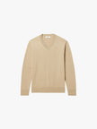 Cashmere Sweater Men V-Neck Slim Fit Long Sleeve