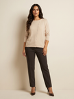 Cardigan Women Fine Knit Button Front Relaxed