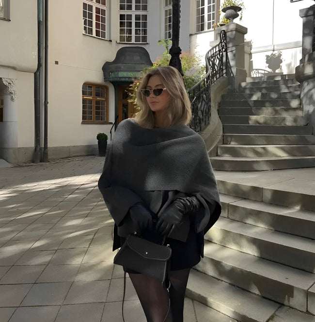 Brooke | Elegant Cape Coat for Women