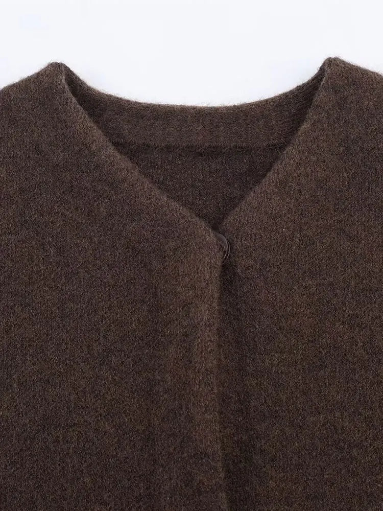 Jacket Women Faux Fur Trim Short Length Elegant