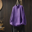 Knit Sweater Women Textured Relaxed Fit High Neck