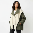 Windbreaker Jacket Women Wrap Front Lightweight Relaxed Fit