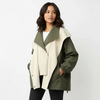 Windbreaker Jacket Women Wrap Front Lightweight Relaxed Fit