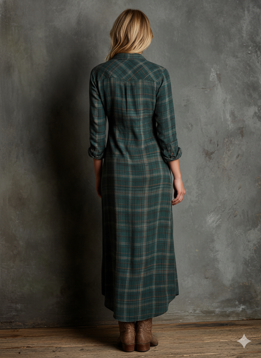 Womens FJØRNA maxi dress with flowing fabric and sleeveless design, perfect for casual or summer wear.