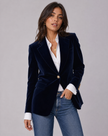 Sara | Women's Velvet Blazer