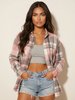 Flannel Shirt Women, Checked Soft-Brushed Relaxed-Fit Shirt