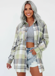 Flannel Shirt Women, Checked Soft-Brushed Relaxed-Fit Shirt