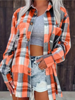 Flannel Shirt Women, Checked Soft-Brushed Relaxed-Fit Shirt