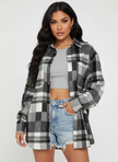Flannel Shirt Women, Checked Soft-Brushed Relaxed-Fit Shirt