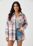 Flannel Shirt Women, Checked Soft-Brushed Relaxed-Fit Shirt