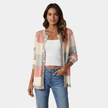 Striped Cardigan Women, Soft Knit Button-Front Relaxed Fit