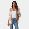 Striped Cardigan Women, Soft Knit Button-Front Relaxed Fit