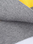 Knit Polo Women Striped Cropped Cotton V-Neck Collar