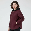Quilted Padded Jacket Women Hooded Relaxed Fit