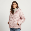 Puffer Jacket Women Hooded Quilted Winter Coat