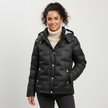 Puffer Jacket Women Hooded Quilted Winter Coat