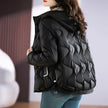 Quilted Winter Coat Women Hooded Padded Relaxed Fit