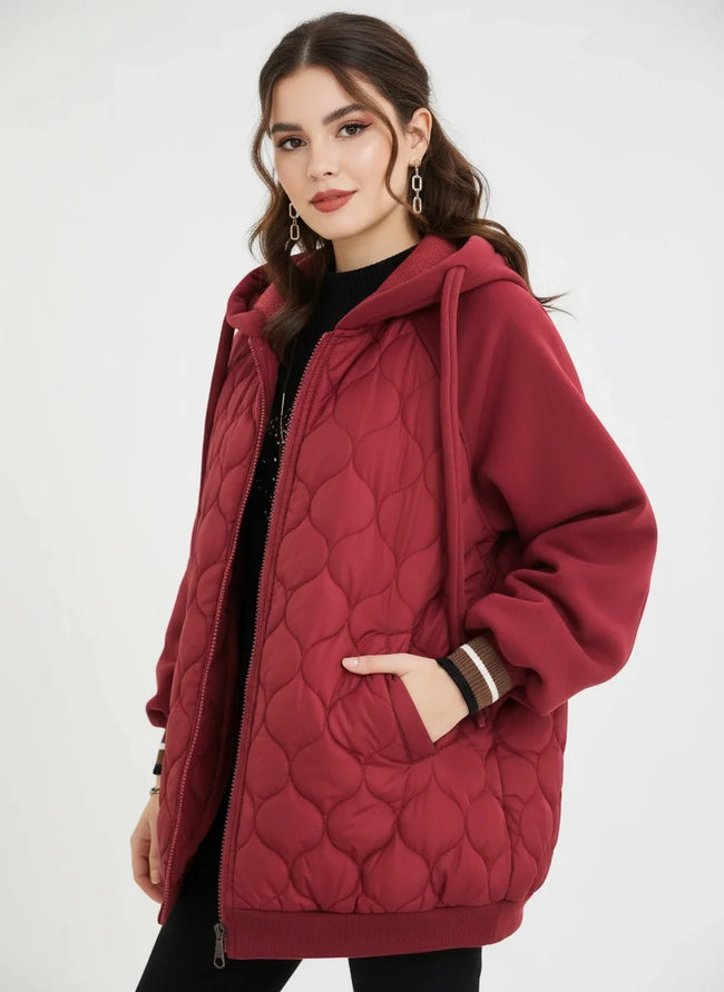Angela | Oversized Quilted Puffer Jacket for Women