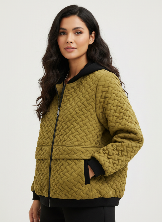 Theodora | Long Quilted Jacket for Women