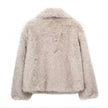 Faux Fur Coat Women Lined Winter