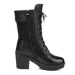 Siena | Women's Winter Lace Up Warmth Meets Confidence Boots with Block-Heel