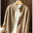 Ebba | Women's Knit Collared Button-Up Cardigan
