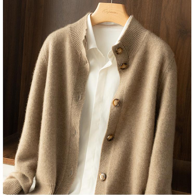 Ebba | Women's Knit Collared Button-Up Cardigan