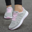 FJØRNA women's orthopedic walking shoes with lace-up knit design, supportive footwear for comfortable everyday walking.